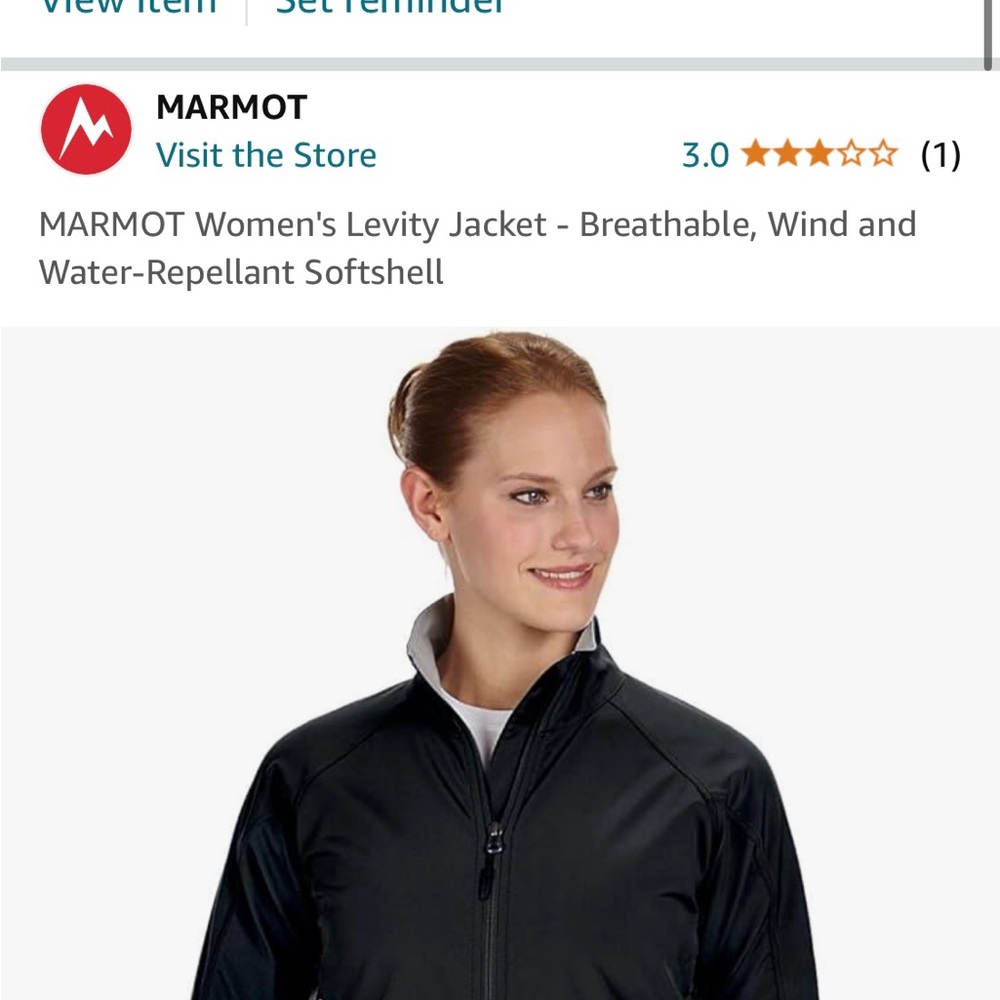 Marmot women’s levity jacket in dark pewter- brand new